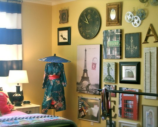 Фотография: Спальня в стиле Прованс и Кантри, Декор интерьера, Декор дома, Цвет в интерьере, Обои – фото на INMYROOM