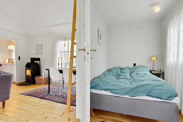 Фотография: Спальня в стиле Скандинавский, Дом, Дача, Дом и дача – фото на INMYROOM