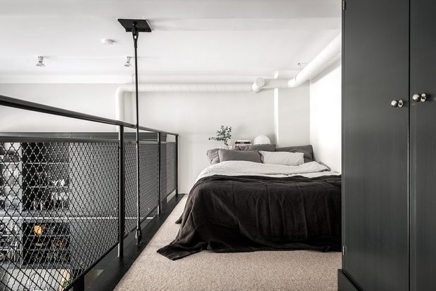 Фотография: Спальня в стиле Скандинавский, Лофт, Декор интерьера, Квартира, Студия, Стокгольм, 40-60 метров – фото на INMYROOM