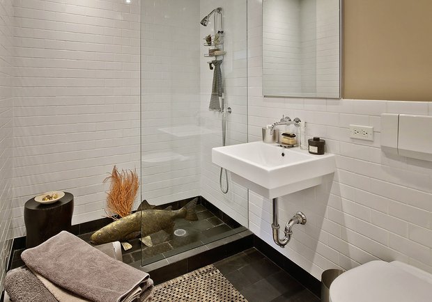 Фотография: Ванная в стиле Современный, Декор интерьера, Квартира, Дома и квартиры, Нью-Йорк – фото на INMYROOM