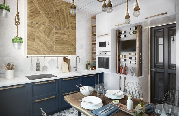 Фотография: Кухня и столовая в стиле Лофт, Гид, КОПЭ, Хрущевка – фото на INMYROOM