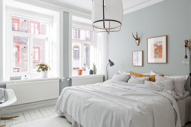 Фотография: Спальня в стиле Скандинавский, Декор интерьера, Квартира, Швеция, Советы – фото на INMYROOM