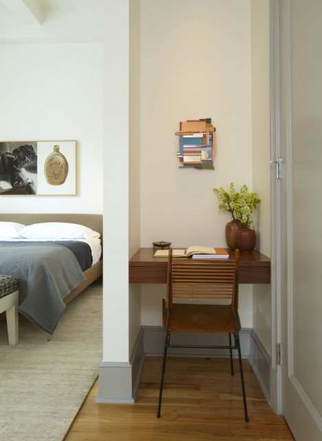 Как оформить рабочее место в спальне: 7 практичных идей