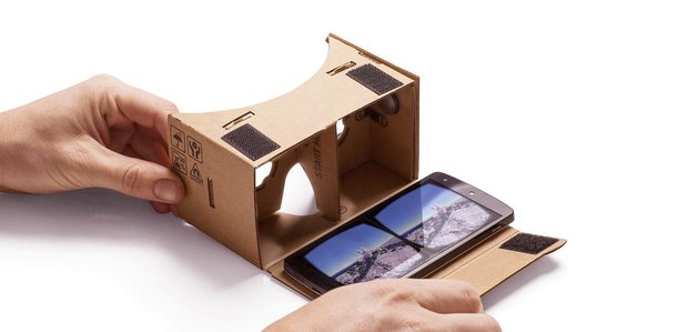 Очки виртуальной реальности, Google Cardboard Headset. Фото © Google