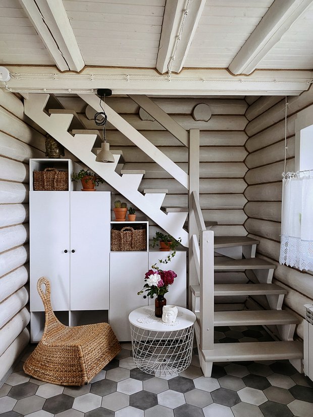Фотография:  в стиле , Ремонт на практике, Более 90 метров, построить дом, как сэкономить на строительстве дома, ванная комната в скандинавском стиле – фото на INMYROOM