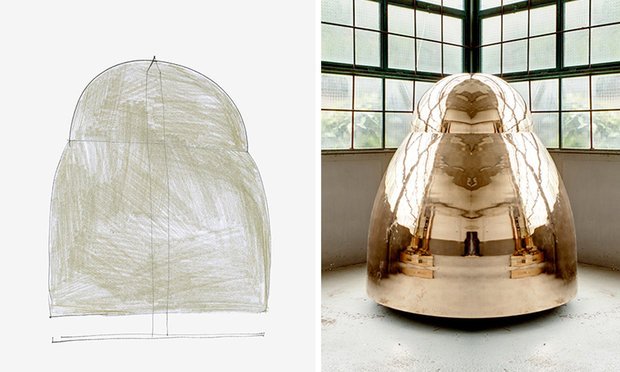Металлический колокол Cloche. Дизайн: Пьер Шарпен для F93 Montreuil, 2012–2013 годы