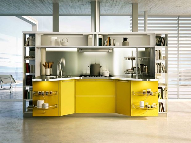 Фотография: Кухня и столовая в стиле Хай-тек, Интерьер комнат – фото на INMYROOM