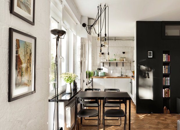 How to decorate a kitchen-living room in Khrushchev: 5 examples