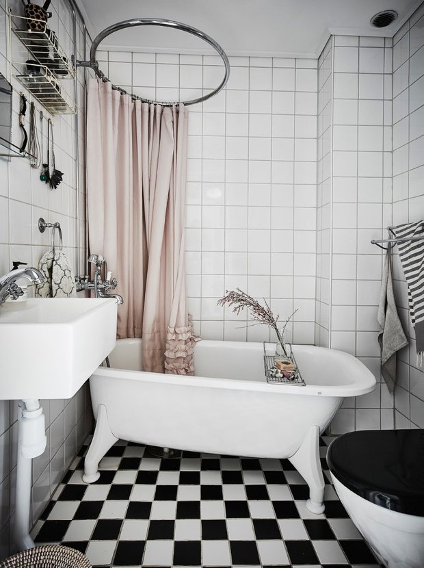 Фотография: Ванная в стиле Скандинавский, Декор интерьера, Квартира, Швеция – фото на INMYROOM