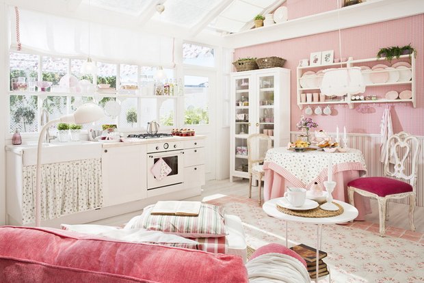 Фотография: Кухня и столовая в стиле , Декор интерьера, Дом, Дизайн интерьера, Цвет в интерьере, Белый – фото на INMYROOM