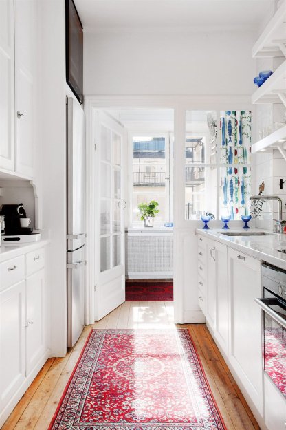 Фотография: Кухня и столовая в стиле Скандинавский, Малогабаритная квартира, Квартира, Дома и квартиры, Стокгольм – фото на INMYROOM