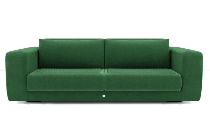 В продаже 🚩 Прямой диван-кровать зеленого цвета —  по цене 235000 .