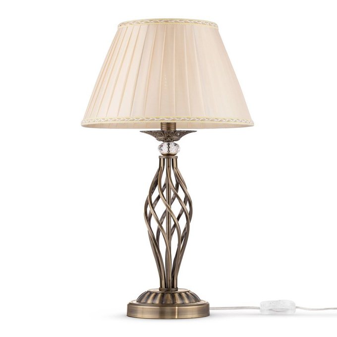 Лампа прикроватная на тумбочку в спальню с абажуром