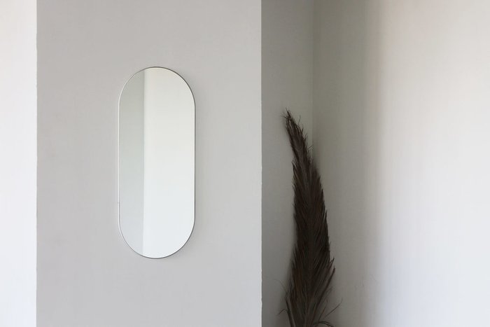 Настенное зеркало Banska Delatta в белой раме