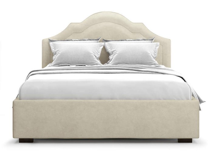 Кровать Madzore без подъемного механизма 140х200 бежевого цвета