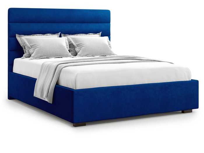 Кровать с подъемным механизмом Karezza 180х200 синего цвета