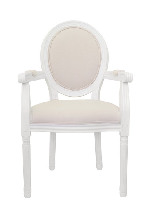 Стул Volker arm beige+white бежевого цвета - купить Обеденные стулья по цене 28620.0
