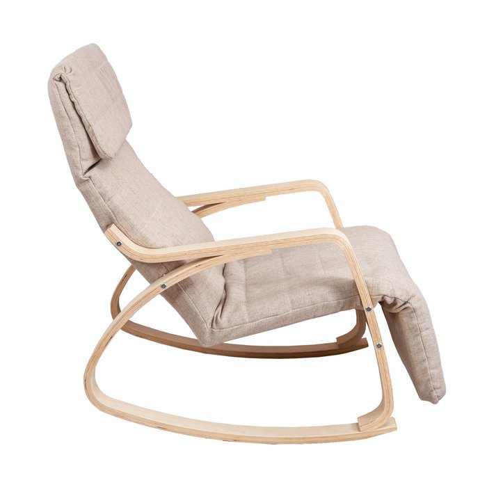 Кресло-качалка Smart  бежевого цвета - лучшие Интерьерные кресла в INMYROOM