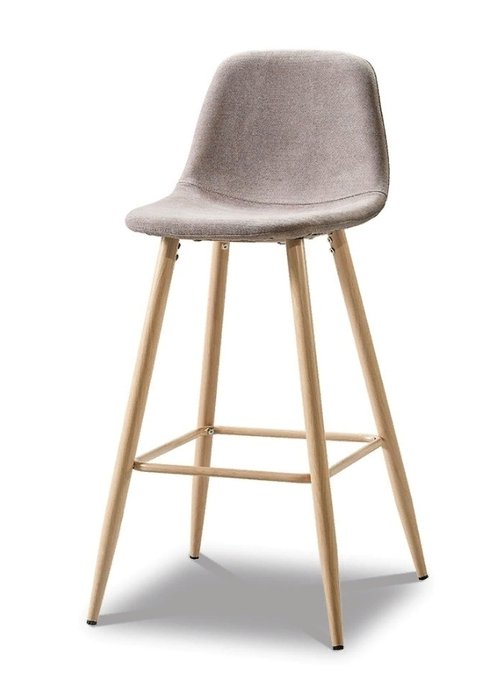Барный стул Cowboy dark beige/wood бежевого цвета - купить Барные стулья по цене 7480.0