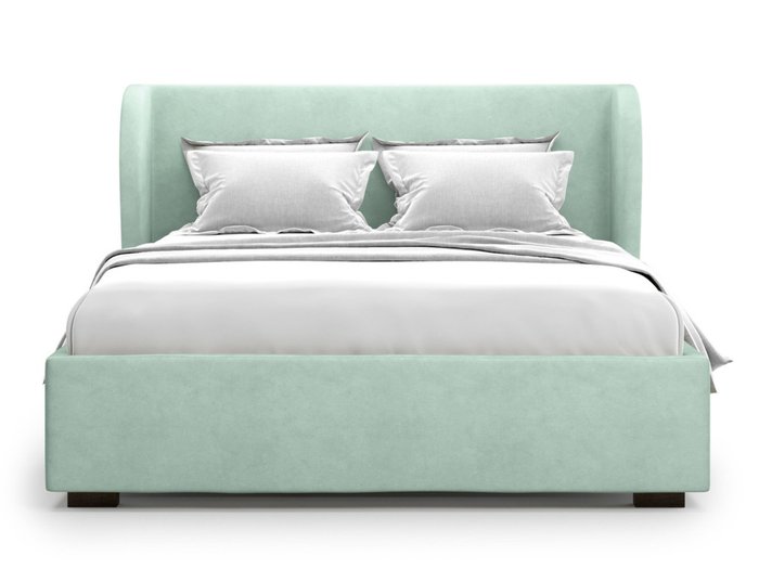 Кровать Tenno 160х200 бирюзового цвета с подъемным механизмом 
