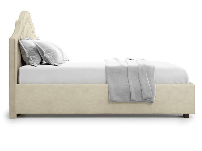 Кровать Madzore без подъемного механизма 140х200 бежевого цвета