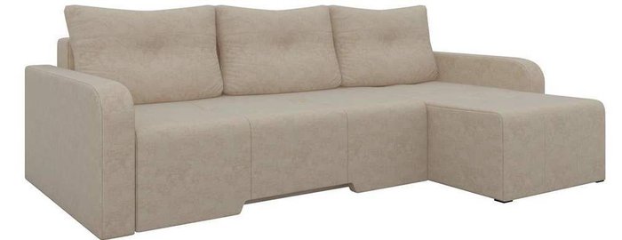 Угловой диван-кровать Манхеттен бежевого цвета
