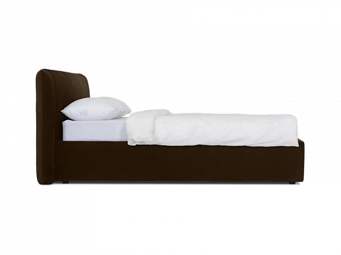 Кровать Queen Anastasia L темно-коричневого цвета 160х200