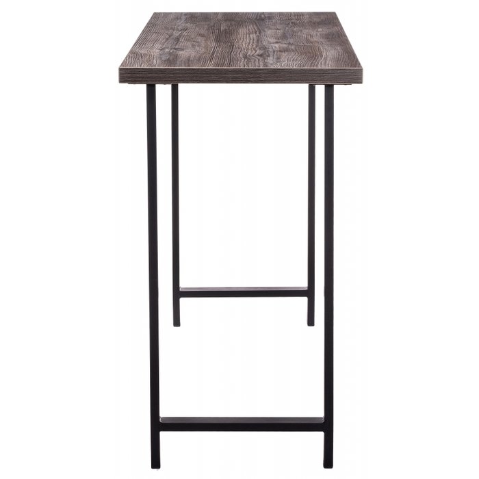 Барный стол Лофт черно-коричневого цвета