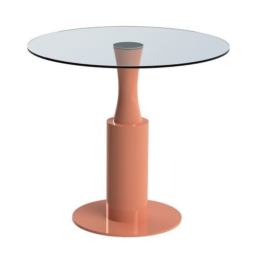 Кофейный стол Umbrella с подстольем оранжевого цвета