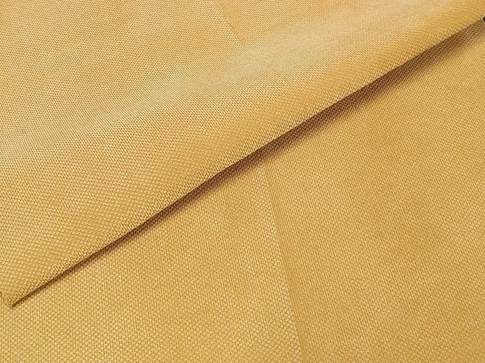 Угловой диван-кровать Карнелла желто-коричневого цвета (ткань/экокожа)