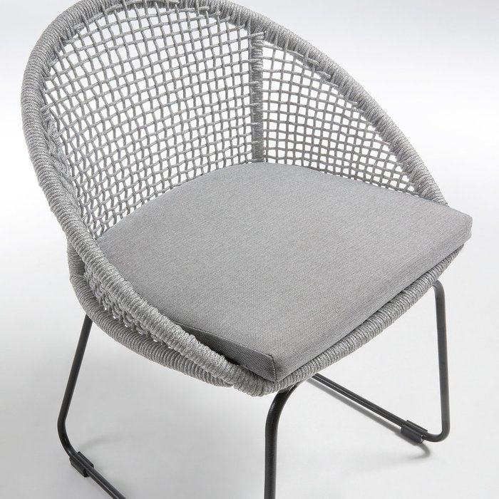 Кресло Sandrine серого цвета