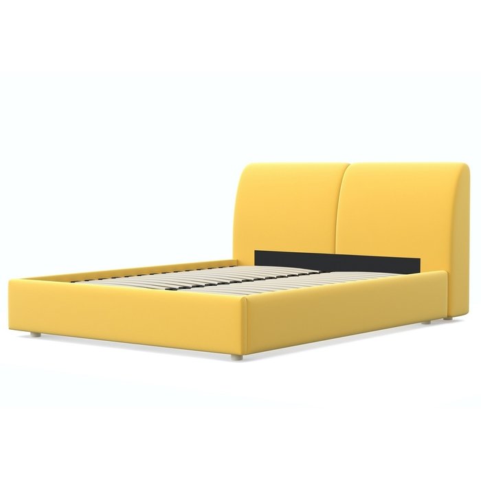 Кровать Бекка 180x200 желтого цвета