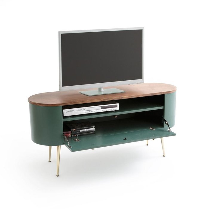 Тумба под телевизор Topim зеленого цвета - купить Мебель для ТВ и медиа по цене 70820.0