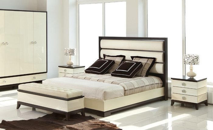 Кровать с решеткой Prato в стиле Ар-деко 180х200