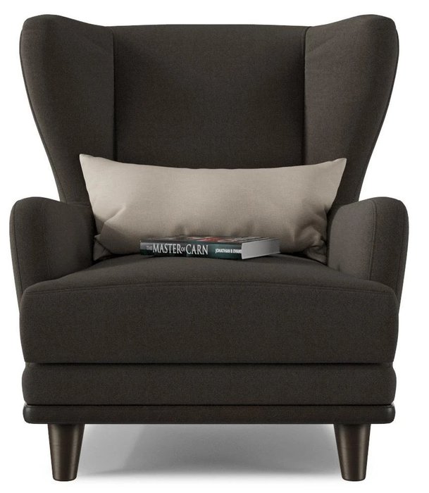 Кресло Роберт Choco темно-коричневого цвета - купить Интерьерные кресла по цене 11896.0