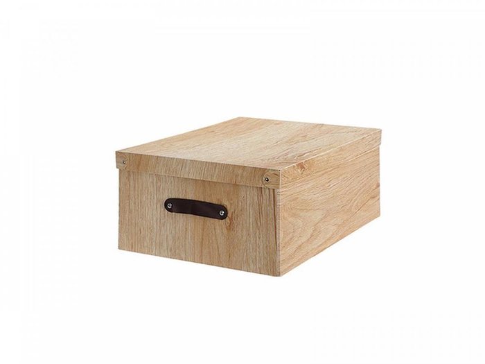 Коробка Woody Box S бежевого цвета