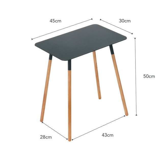 Кофейный столик Plain черного цвета