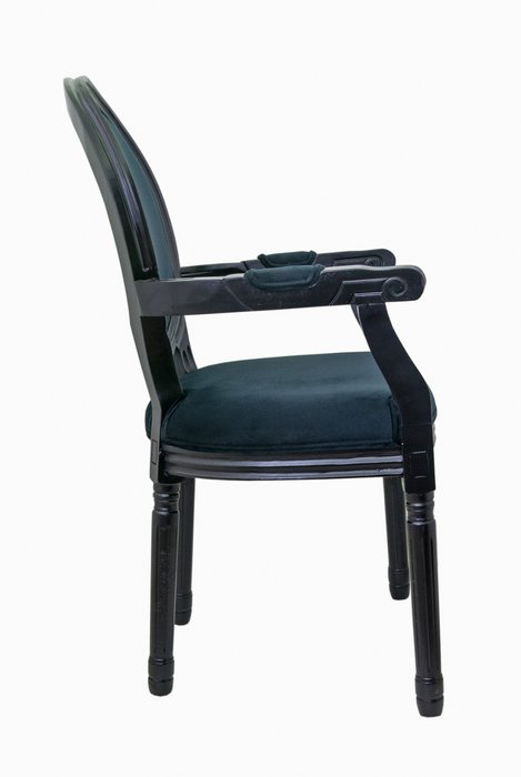 Стул Volker arm black черного цвета - лучшие Обеденные стулья в INMYROOM