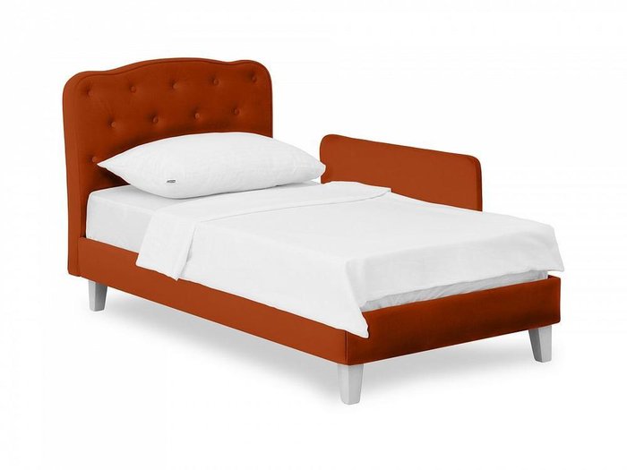 Кровать Candy 80х160 терракотового цвета