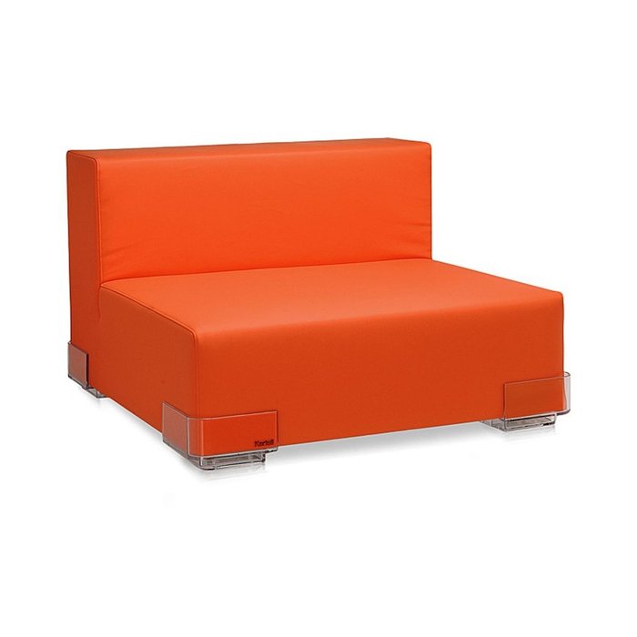 Кресло Plastics оранжевого цвета
