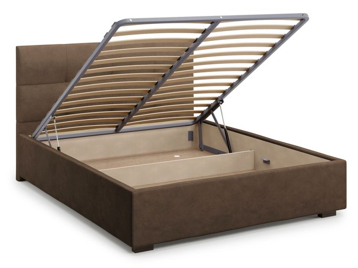 Кровать Garda 180х200 коричневого цвета с подъемным механизмом 