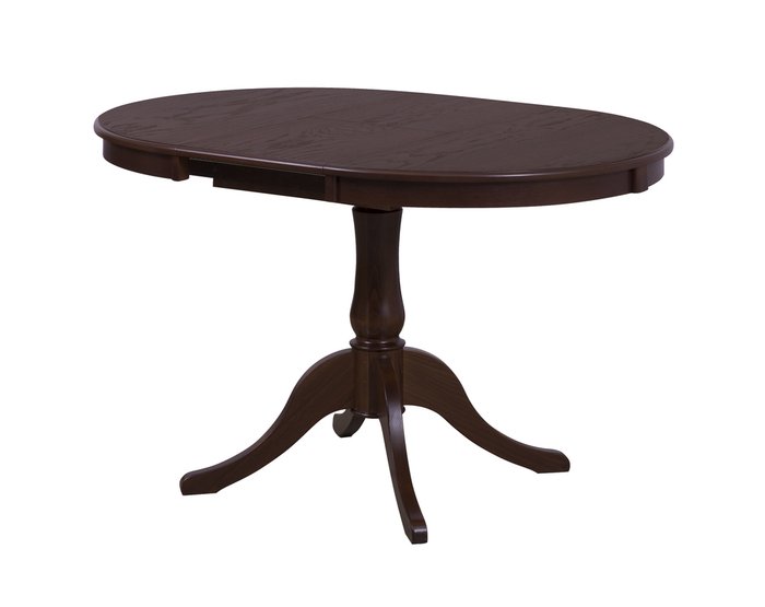 Раздвижной обеденный стол Амадей коричневого цвета