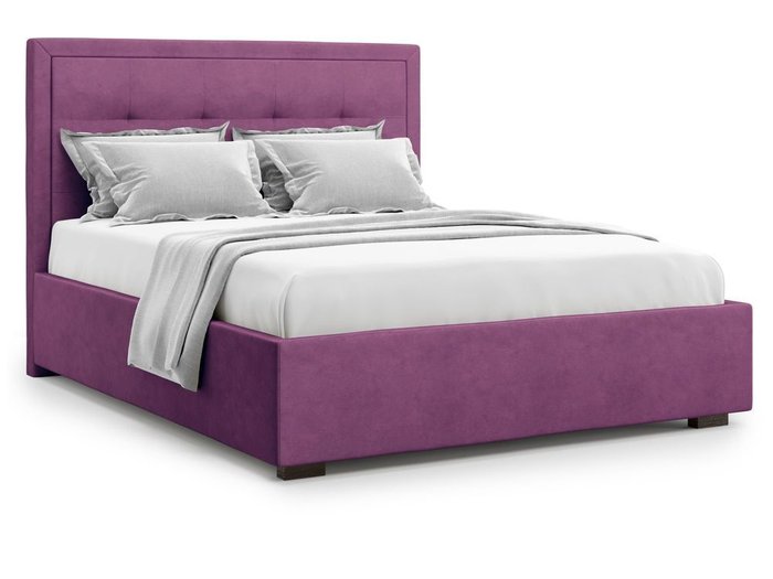 Кровать Komo 140х200 пурпурного цвета с подъемным механизмом