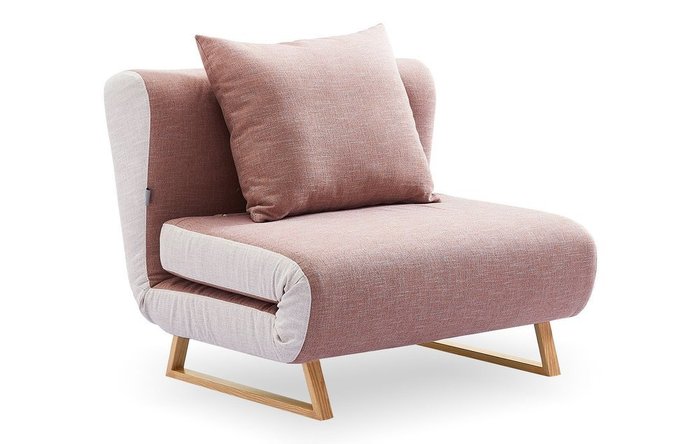 Кресло-кровать Rosy кораллового цвета