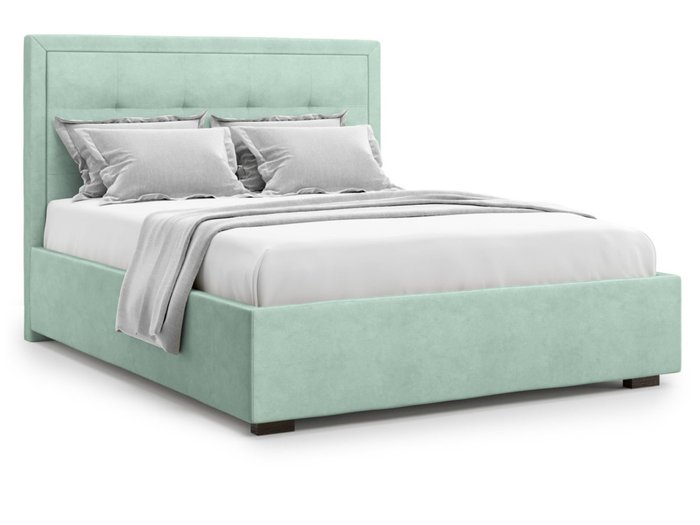 Кровать Komo 180х200 бирюзового цвета с подъемным механизмом