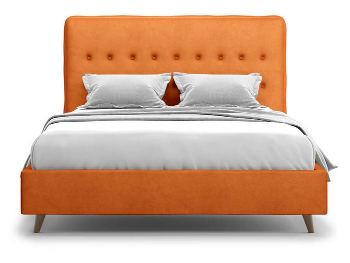 Кровать Bergamo оранжевого цвета 140х200