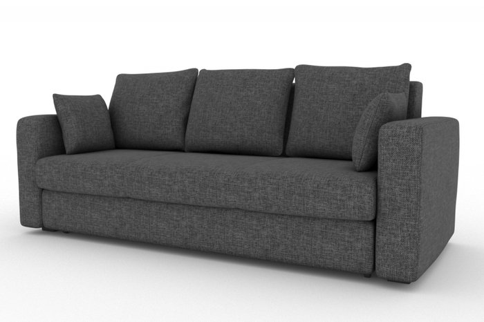 Прямой диван-кровать Liverpool темно-серого цвета