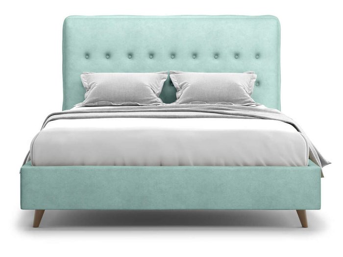 Кровать Bergamo ментолового цвета 160х200