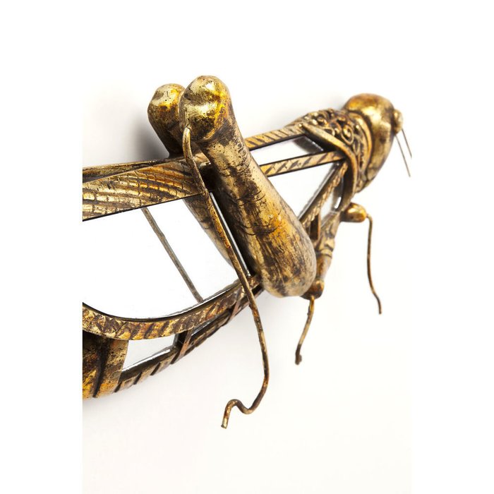 Украшение настенное Grasshopper золотого цвета