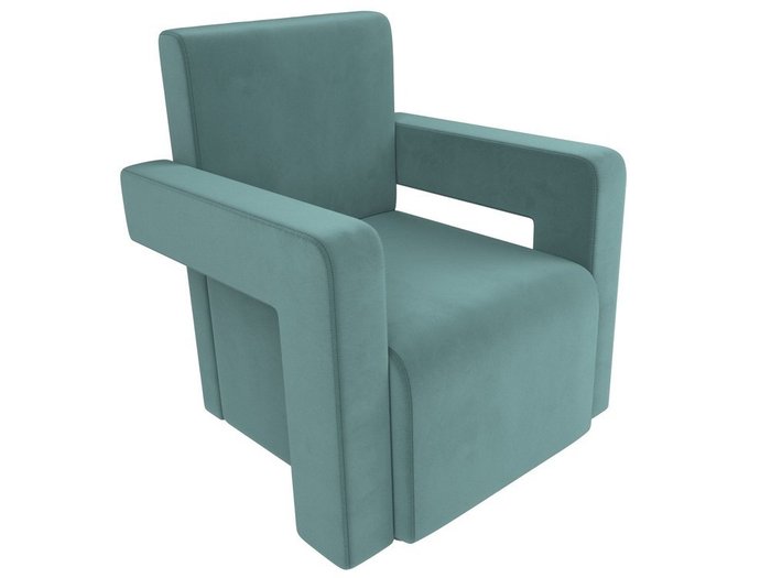 Кресло Рамос бирюзового цвета